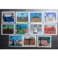 Марки Германия 1964 год Города