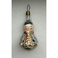 Елочная игрушка девочка с косой СССР