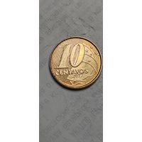Бразилия 10 сентавос 2017