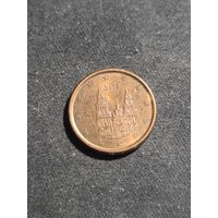 Испания 1 евроцент 2012