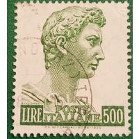 Италия 1956. Статуя Святого Георгия