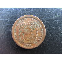 ЮАР. 5 центов. 1992 . С 20 копеек. Распродажа коллекции. Смотрите другие лоты.