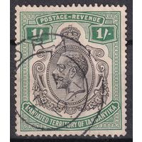 216.BrK. Великобритания. Колонии. Британская подмандатная территория Танганьика. Георг V. Стандарт. 1927 г. 1Sh. Mi.#92.