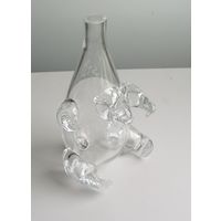 Ваза МЕДВЕДЬ стекло времен СССР 1973 год