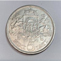 Латвия 5 лат 1929 год