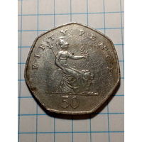 50 пенсов Великобритания 1997 год