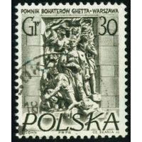 Памятники Варшавы Польша 1956 год 1 марка