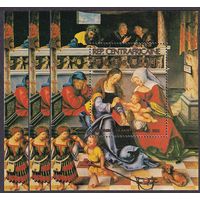 1981 ЦАР 804/B154x3 Живопись - Рождество 21,00 евро