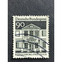 Германия 1966. Здания Германии 12 века. Женская семинария Цшокке, Кенигсберг / Пруссия