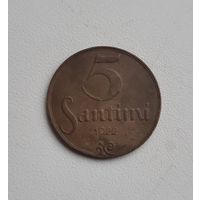 5 сантим 1922 года