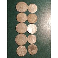 10 шт Пруссия ВКЛ