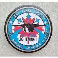 Истребитель-бомбардировщик F-35 Lightning II. Канада. (Жесть, 56 мм.)