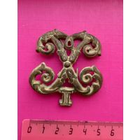 РЕДКИЙ Вензель на контр-погон учащегося Санкт-Петербургского Политехнического Института Петра Великого 5х6 см.