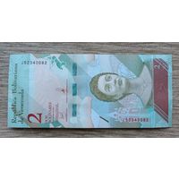 Werty71 Венесуэла 2 боливара 2018 UNC банкнота