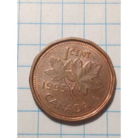 1 цент  Канада 1995  год.