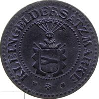 РАСПРОДАЖА!!! - ГЕРМАНИЯ НОЙМЮНСТЕР 10 пфеннигов 1917 год