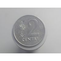 2 цента Литва 1991 год  лот 42