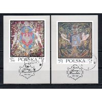 Гобелены из коллекции королевского замка Вавель в Кракове Польша 1970 год 2 блока