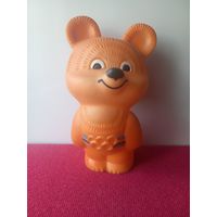 Олимпийский мишка. Игрушка. Резиновая. СССР.