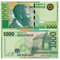 Албания 1000 Лек образца 2019 года UNC pw78