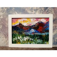 Картина акрилом в рамке