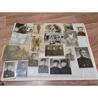 Лот фотографий военных