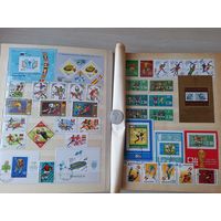 Футбол, спорт, альбом с марками, марки и блоки - отличный подарок! - коллекция марок с изображение сборных по футболу и футболистов, чемпионатов мира, олимпиад и др. футбольных турниров