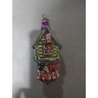 Елочная игрушка СССР  избушка