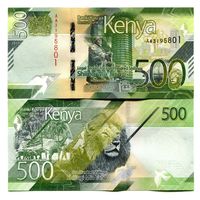 Кения 500 шиллингов образца 2019 года UNC pw55