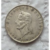 2 марки 1934 Шиллер