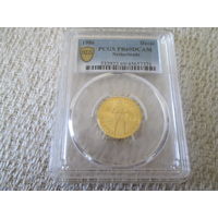 1 дукат ,  Нидерланды ,   1986 г., PCGS69DCAM