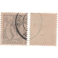 Нидерланды (Mi) NL 56 10 цент 1899-1935 год Queen Wilhelmina - (1880-1962) (1) (m35)