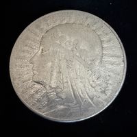 10 злотых 1932 г. Полония. Ядвига.  Польша.  Серебро  (3)