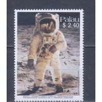 [600] Палау 1989. Космос.20-летие высадки на Луну. Концовка серии. MNH. Кат.7 е.