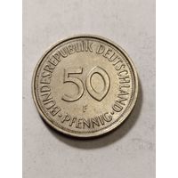 Германия 50 пфенинг 1990 F