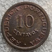 Ангола 10 сентаво  1949 г.   300 лет войне за Независимость