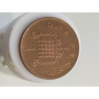 1 пенни Великобритания 2000 года  лот 5 состояние