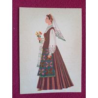 Народные костюмы в Занавичек. 60 г. Чистая.