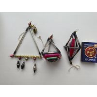 Лот елочных игрушек. Стекляриус.