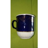 Кружка из СССР, кобальт. Баранівка. Барановский фарфоровый завод.