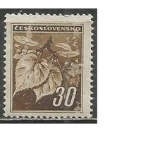 Чехословакия. Веточка липы. Стандарт. 1945г. Mi#425.