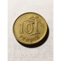 Финляндия 10 пенни 1963