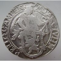 Лёвендальдер (львиный талер) 1648 года , чеканка Кампена , отличное состояние.