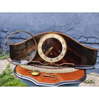 Антикварные Каминные / Настольные Часы, Красивый Четвертной бой, Середина ХХ в. WESTMINSTER ГЕРМАНИЯ