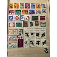 Годовые набор марок ФРГ 1971-1972 год (130 евро)