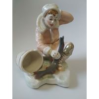 В коллекцию! Статуэтка Емеля со щукой Минск Минский завод! Люкс!