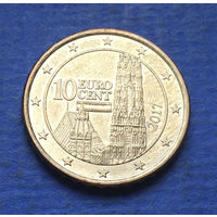 Австрия 10 евроцентов 2017