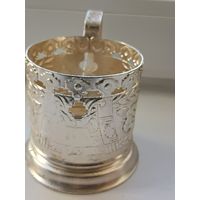 Подстаканник алюминиевый Белорусский орнамент