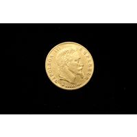 5 франков 1855 г. Франция, Наполеон III. Штемпельный блеск, пореже!