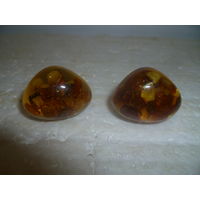 Большие Янтарные Запонки СССР
